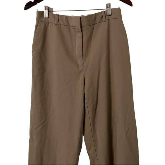 ARITZIA Babaton Agency Italian Twill Tan Wide Leg Pants Trousers - Picture 6 of 9